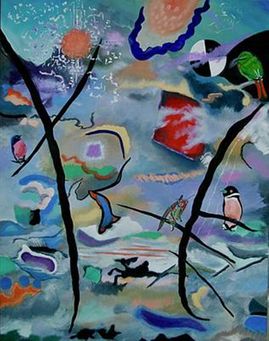 Kandinsky-esque with Birds